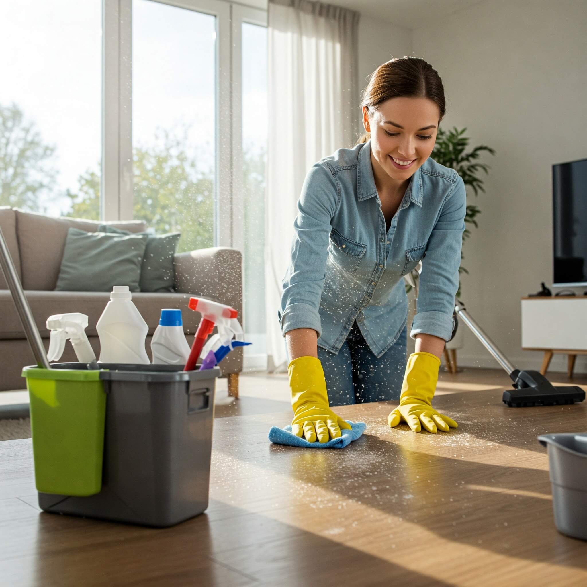 Curăţenie generală în apartament